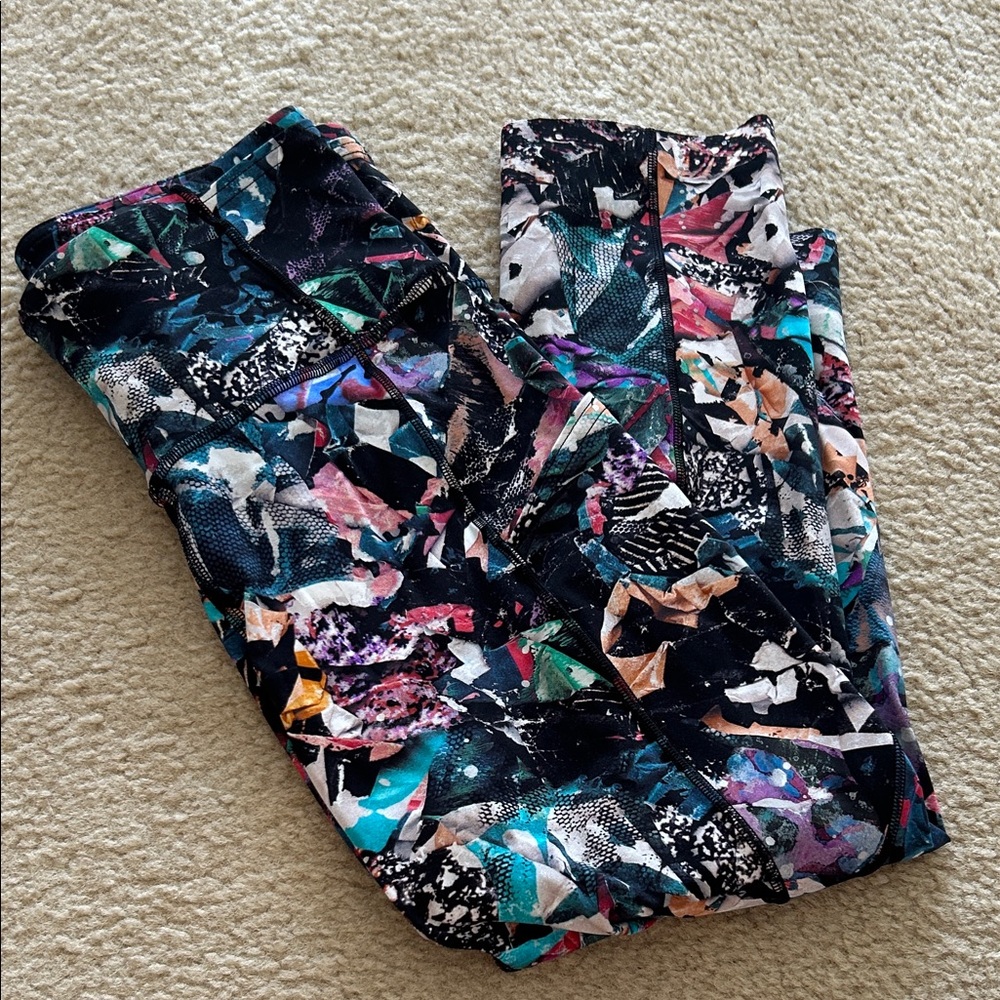 Lululemon cropped running leggings